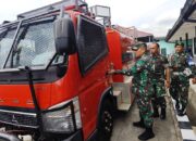 Perkuat Penanganan Karhutla, Kodim 0306/50 Kota Terima 2 Mobil Pemadam Kemenhan RI