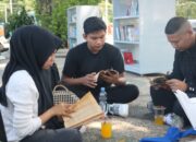 Taman Bacaan Luar Ruang Dispusip Padang, Tempat Nongkrong Edukatif Baru yang Asri