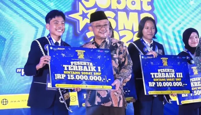 Siswa SMPN 2 Padang Raih Terbaik 1 Bintang Sobat SMP Nasional 2026