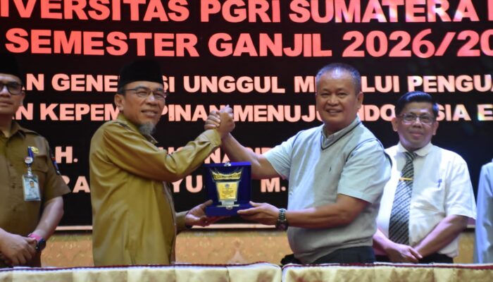 Lepas 793 Mahasiswa Magang UPGRISBA, Wawako Maigus Nasir: Alumni PGRI Itu Luar Biasa!