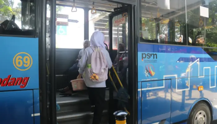 Sambut HJK Ke-357, Naik Bus Trans Padang Cuma Bayar Rp1 di Semua Koridor