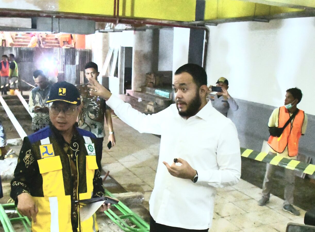Revitalisasi Pasar Raya Padang: Wako Fadly Amran Tinjau Basement Blok III