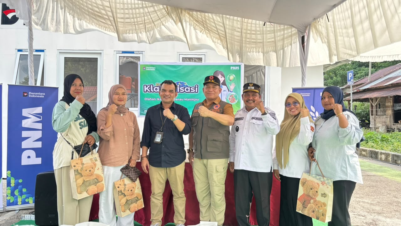 Picu Pemulihan Ekonomi Agam, BNPB dan PNM Latih Penyintas Bencana Olah Ikan Danau Maninjau