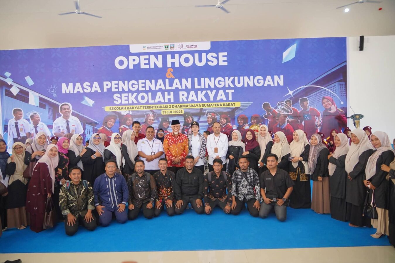 Sekolah Rakyat Terintegrasi 3 Dharmasraya Resmi Mulai MPLS