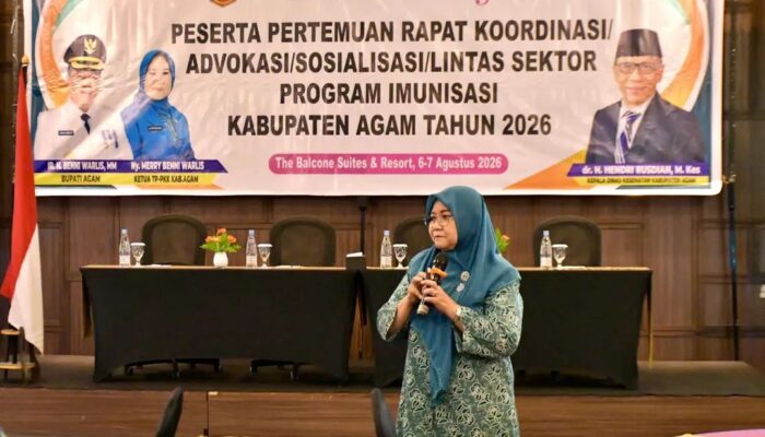 Gempur Hoaks Imunisasi, Ketua PKK Agam Kerahkan Pasukan Dasawisma