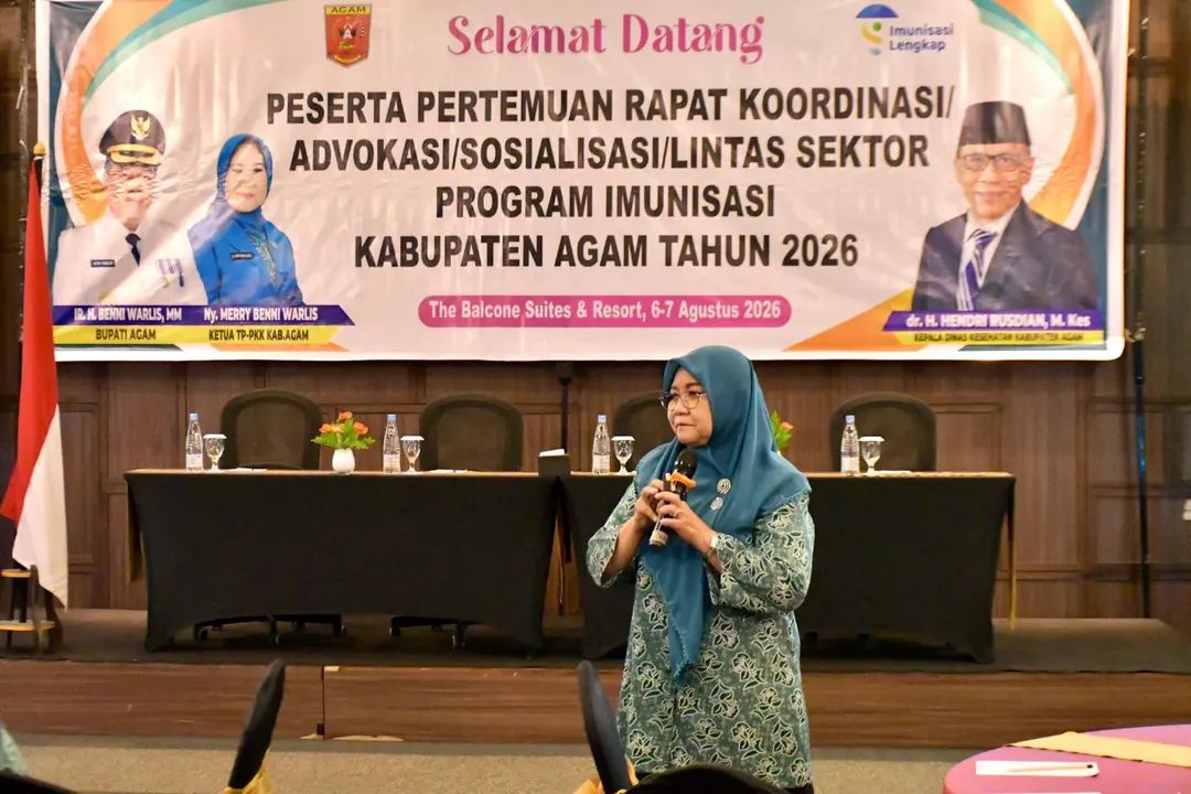 Ketua TP PKK Agam Dorong Sinergi Lintas Sektor Sukseskan Imunisasi 2026