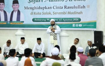Safari Maulid Arbain di Solok: Ramadhani Kirana Putra Ajak Warga Kota Solok Perkuat Moral dan Pembangunan