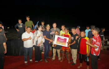 Sempat Vakum, Selaju Sampan Badunsanak Kembali Meriah di Dharmasraya, Harimau Buas Kuansing Juara I