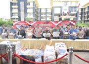 Polda Sumbar Musnahkan 124,72 Kg Ganja dan 1,46 Kg Sabu, Gubernur Perkuat Perang Melawan Narkoba