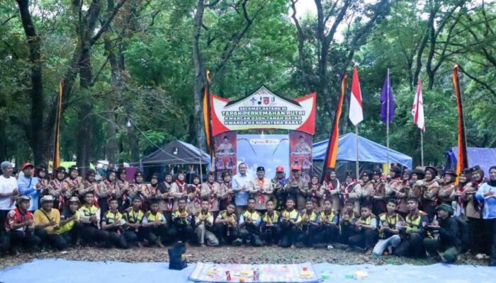 Kunjungi Kontingen Jamnas XII, Bupati Eka Putra: Pramuka Penting Bentuk Karakter Generasi Muda
