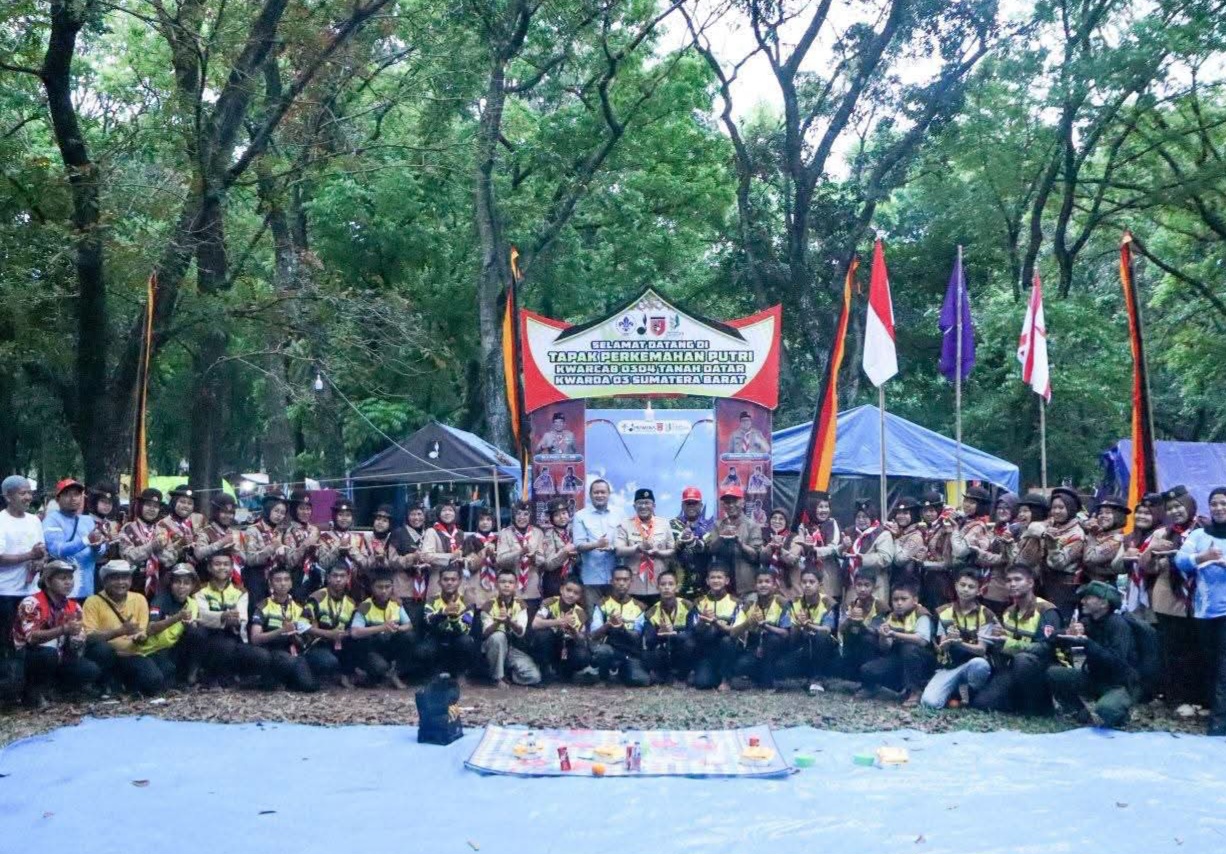 Bupati Eka Putra Kunjungi Kontingen Jamnas XII, Pramuka Dinilai Penting Bentuk Karakter Generasi Muda