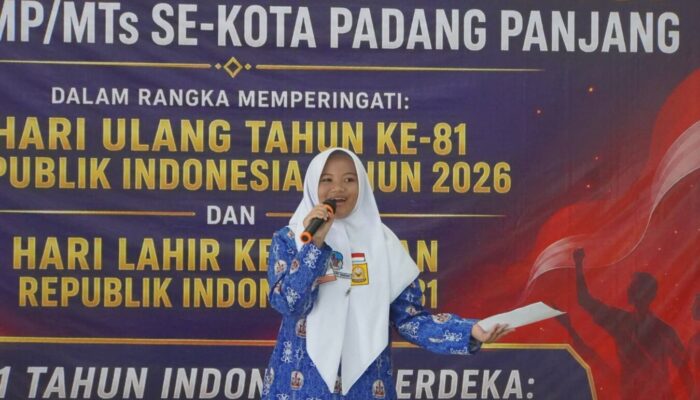 Lomba Pidato Antikorupsi di Padang Panjang, Pelajar Diajak Bangun Integritas Sejak Dini