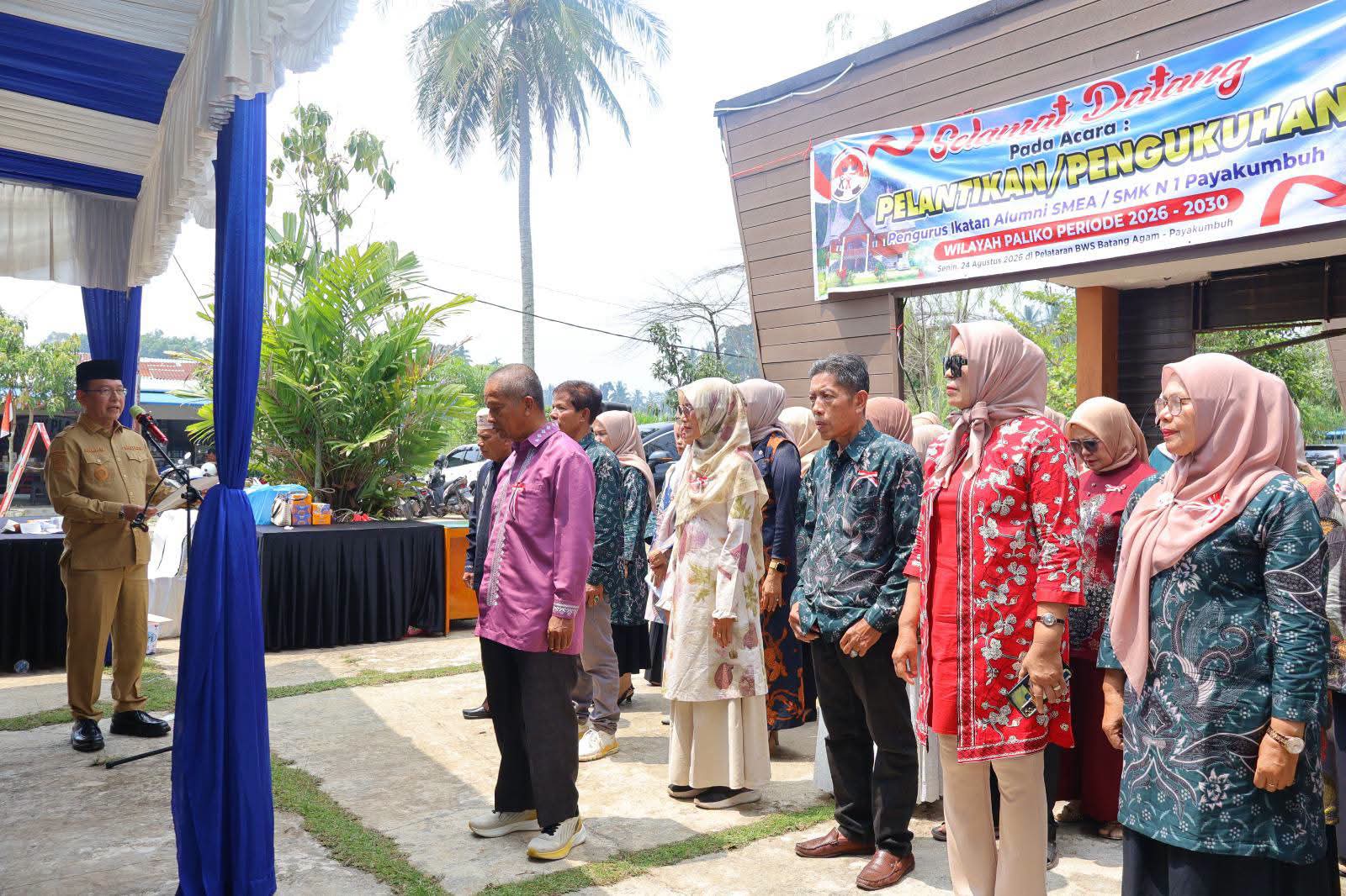 250 Alumni SMKN 1 Payakumbuh Bersatu, Zulmaeta Kukuhkan Pengurus Paliko 2026–2030
