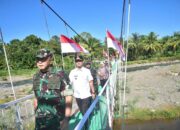 Pangdam XX/TIB Tinjau Jembatan Garuda di Padang Pariaman, Bukti Nyata Gotong Royong TNI dan Rakyat