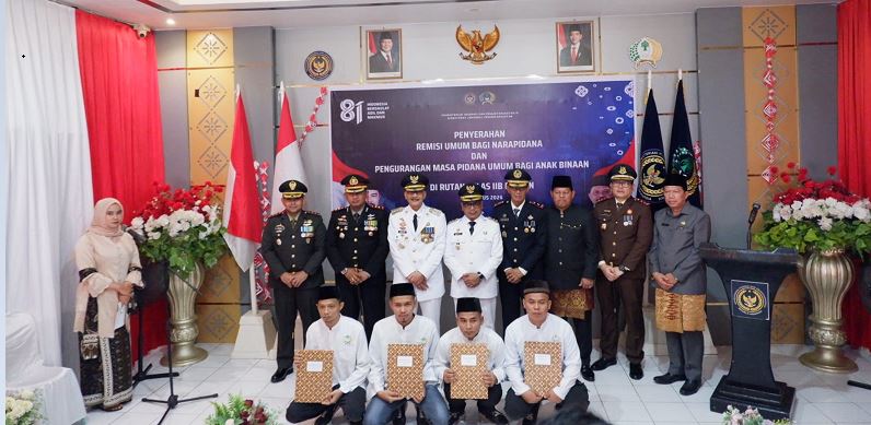 39 Napi Rutan Painan Terima Remisi HUT RI ke-81, 4 Bebas Bersyarat