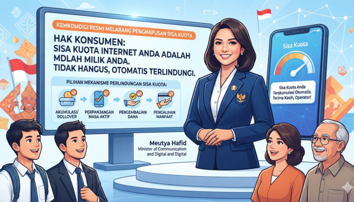 Kemkomdigi Larang Operator Hanguskan Sisa Kuota Internet, Pelanggan Wajib Diberi Pilihan