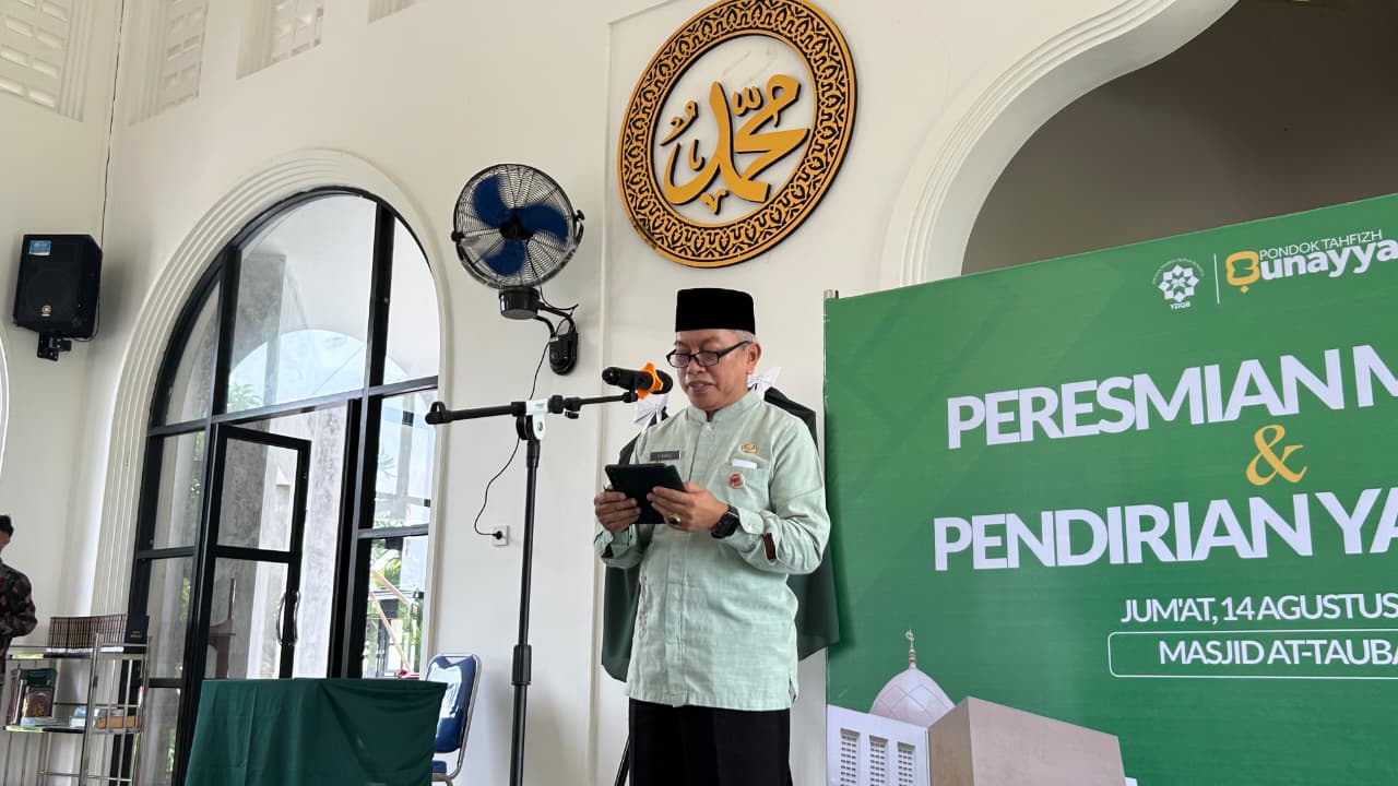 Masjid At-Taubah dan Rumah Tahfiz Bunayya Padang Diresmikan, Dukung Program Smart Surau
