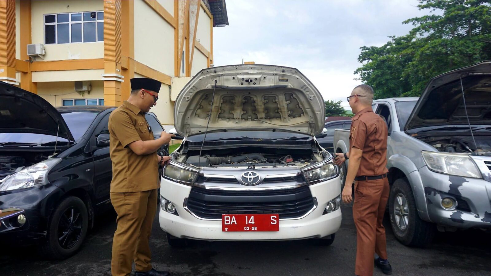 Sidak Kendaraan Dinas Pasaman Barat, Sekda Ancam Tahan TPP Pejabat Nunggak Pajak