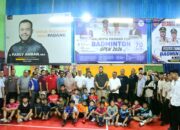 Wali Kota Padang Cup Badminton Open 2026 Resmi Dibuka, 300 Atlet Berebut Hadiah Rp70 Juta