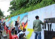 Wali Kota Padang Fadly Amran Tutup Lomba Mural, Taman Aliran Kenangan Disulap Jadi Spot Wisata