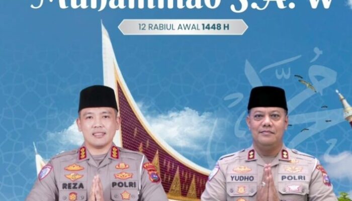 Maulid Nabi, Ditlantas Polda Sumbar Perkuat Integritas dan Pelayanan Humanis