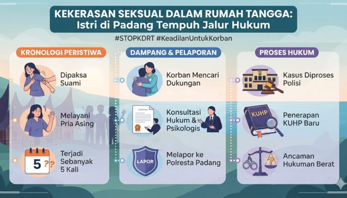 Suami Biadab di Padang Paksa Istri Intim dengan Pria Asing, Korban Mengaku Sudah 5 Kali