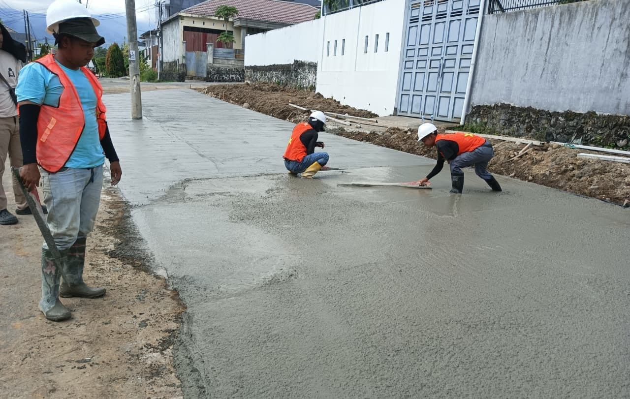 Perkim Padang Kebut Pembangunan Jalan dan Drainase, 17,8 Kilometer Jalan Ditargetkan Rampung 2026