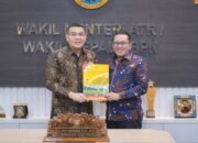 17.886 Hektare Lahan Pertanian Tanah Datar Dipertahankan, Bupati Eka Putra Temui Kementerian ATR/BPN