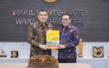 17.886 Hektare Lahan Pertanian Tanah Datar Dipertahankan, Bupati Eka Putra Temui Kementerian ATR/BPN