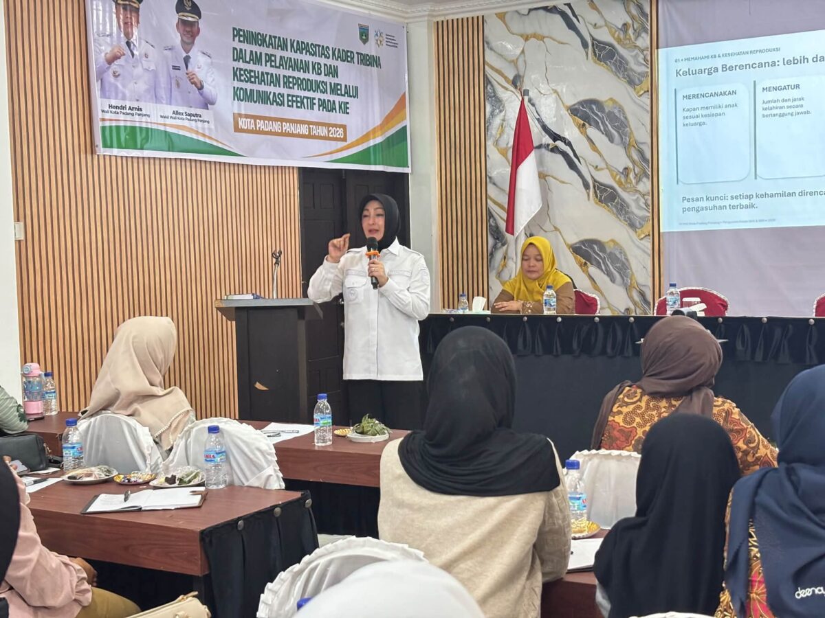 40 Kader Tribina Padang Panjang Ditempa, Diminta Peka Tangkap Persoalan Keluarga