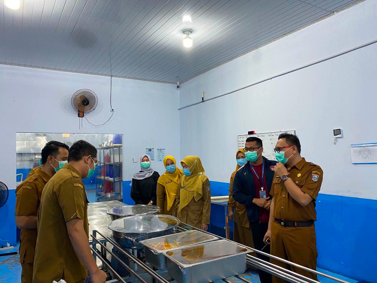 Sekda Pasbar Sidak Dapur MBG, Sejumlah SPPG Belum Penuhi SOP