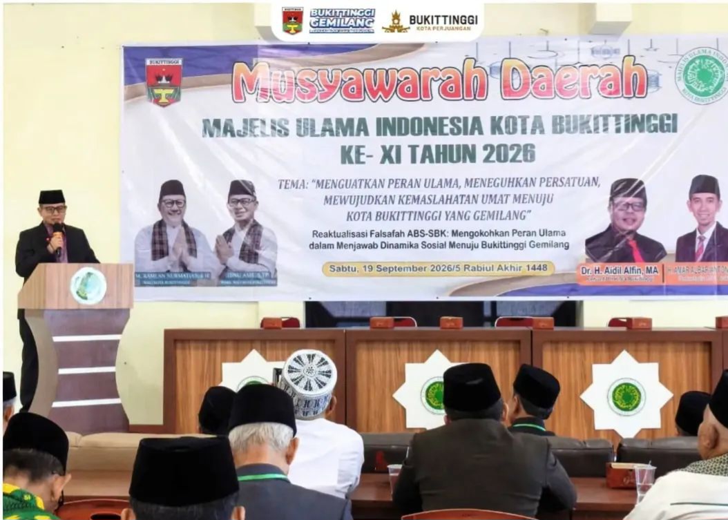 Musda MUI Bukittinggi ke-XI: Soroti Masalah Keluarga, Kewarisan, hingga Penguatan Peran Ulama