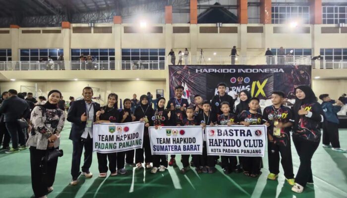 Didominasi Pelajar Padang Panjang, Hapkido Sumbar Sabet 9 Medali di Kejurnas 2026