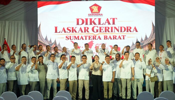 Andre Rosiade Tutup Diklat Laskar Gerindra Sumbar 2026, 500 Peserta Resmi jadi Kader Baru