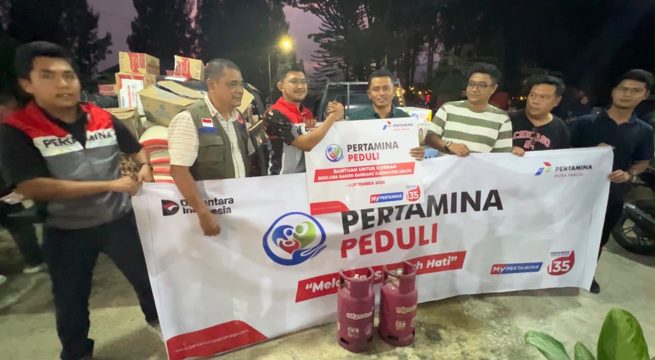Gerak Cepat, Pertamina dan Hiswana Migas Sumbar Bantu Warga Terdampak Banjir Bandang