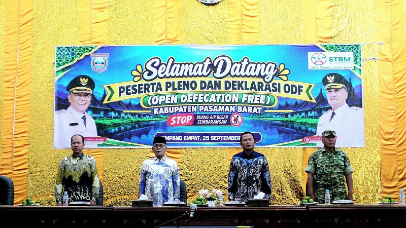 90 Nagari di Pasaman Barat Bebas BABS, ODF 100 Persen Resmi Dideklarasikan