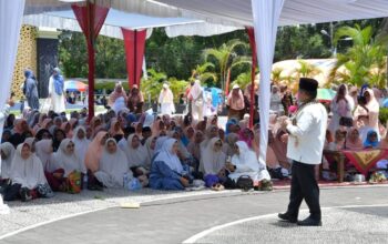 Ribuan Jemaah Padati Lubuk Basung, Bupati Agam Benni Warlis Gaungkan Pesan Khusus di Forum Yasin Sumbar