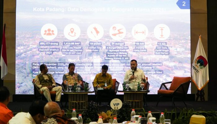 Dapat Kucuran Rp4 Triliun Pasca-Bencana 2025, Wali Kota Padang Beberkan Strategi Mitigasi di Forum Apeksi
