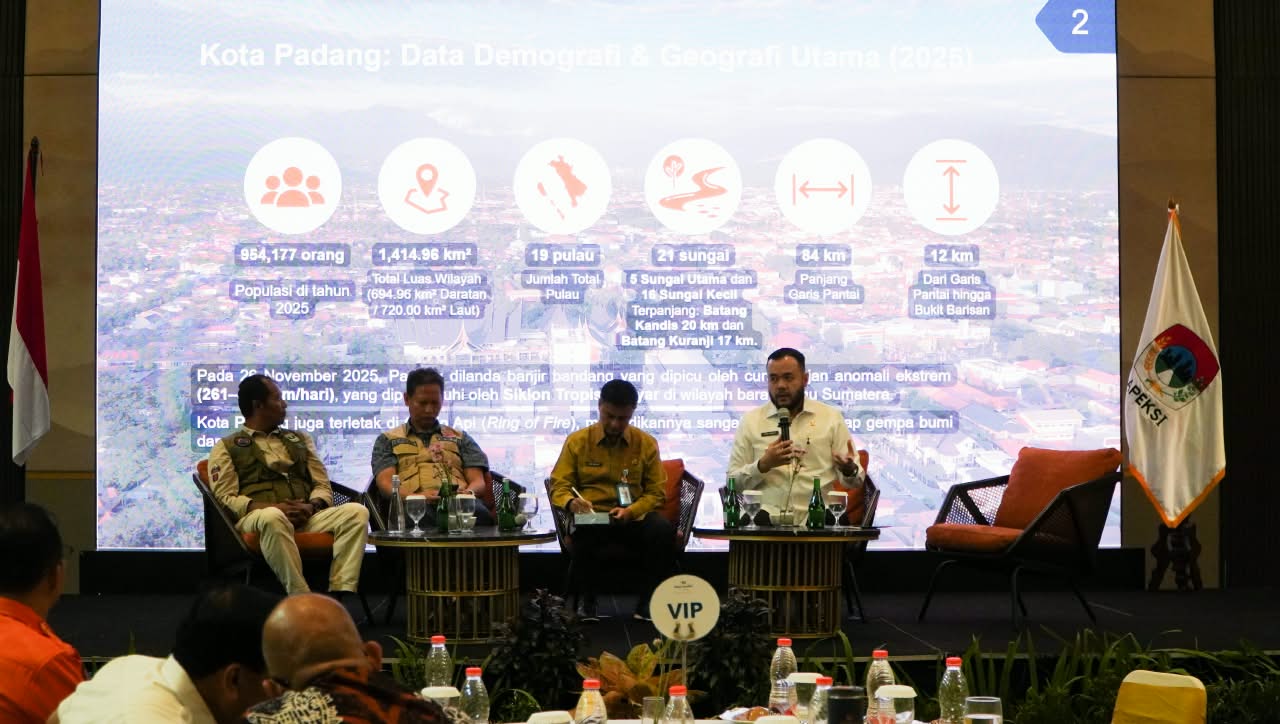 Dapat Kucuran Rp4 Triliun Pasca-Bencana 2025, Wali Kota Padang Beberkan Strategi Mitigasi di Forum Apeksi