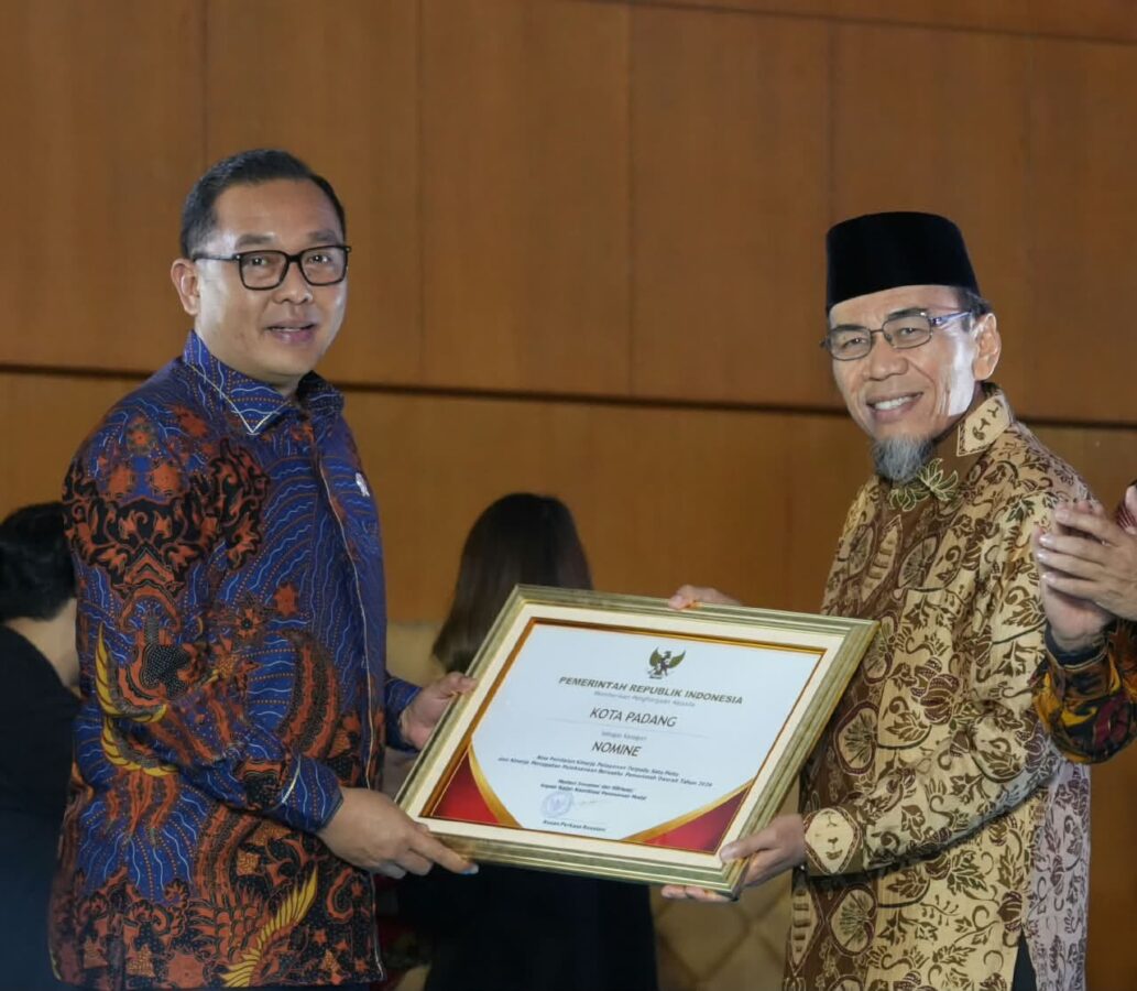 Pemko Padang Jadi Nomine Nasional Penilaian PTSP dan Percepatan Berusaha 2026