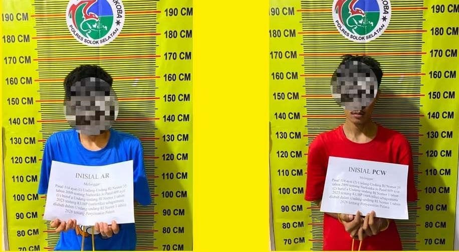 Polres Solok Selatan Bongkar Peredaran Sabu, 81,99 Gram Disita dari Dua Lokasi
