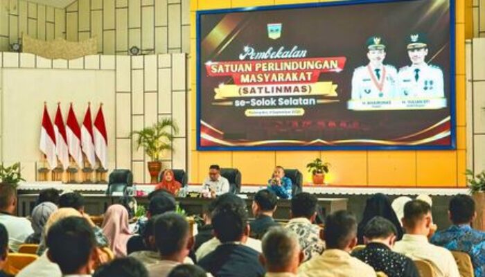 Amankan Pilwana Serentak 39 Nagari, Satlinmas Solok Selatan Ditegaskan Harus Netral