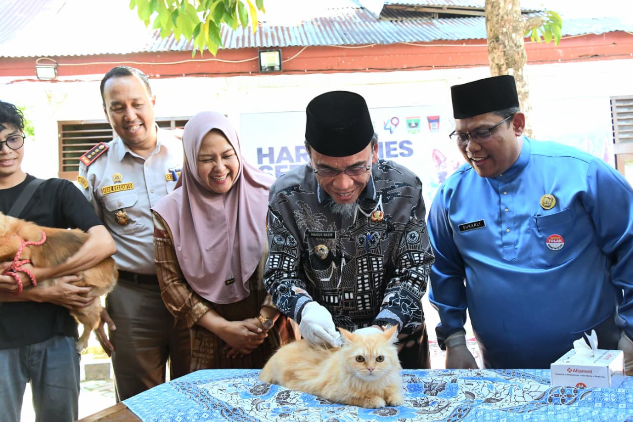 53 Kasus Rabies di Sumbar, 421 Anjing dan Kucing di Padang Sudah Divaksin