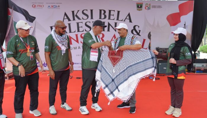 Aksi Bela Palestina di Sumbar Galang Donasi Rp1,67 Miliar, Mahyeldi: DNA Sumbar adalah DNA Pejuang