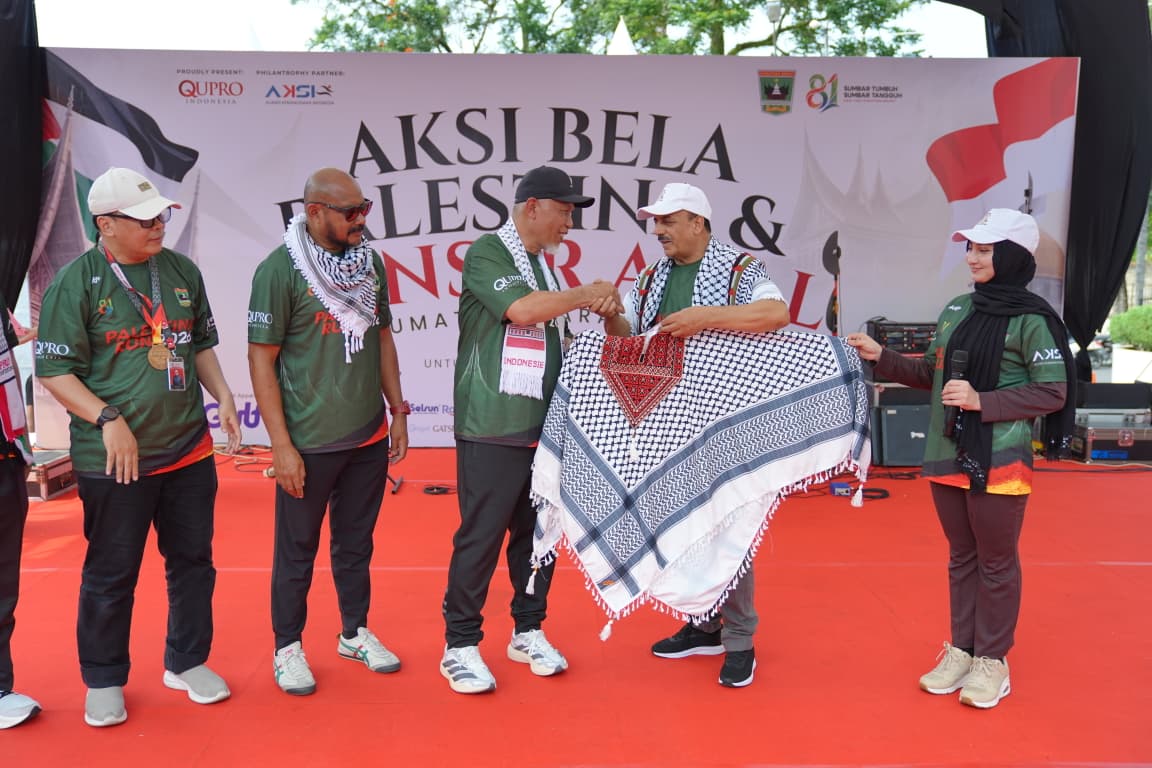 Aksi Bela Palestina di Sumbar Galang Donasi Rp1,67 Miliar, Mahyeldi: DNA Sumbar adalah DNA Pejuang