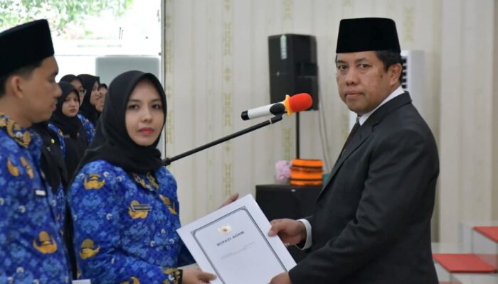 103 PNS Resmi Dilantik Pemkab Agam, Tenaga Kesehatan dan Teknis Mendominasi