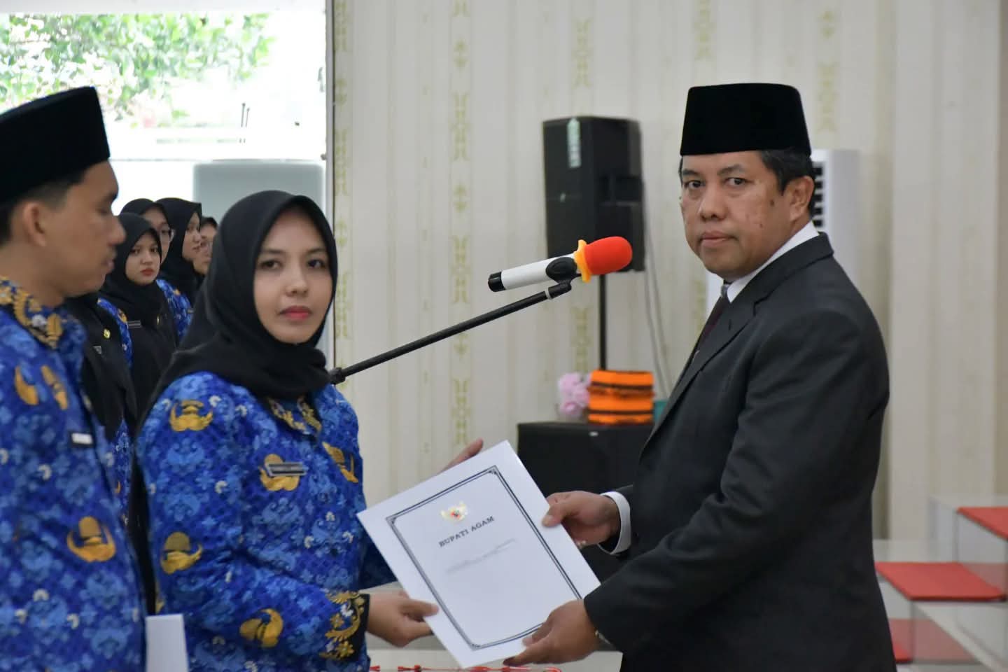 103 PNS Resmi Dilantik Pemkab Agam, Tenaga Kesehatan dan Teknis Mendominasi