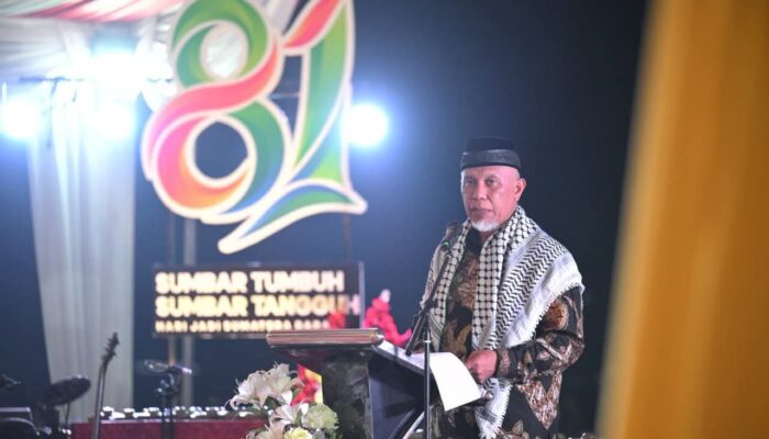 Hari Jadi ke-81 Sumbar, Mahyeldi Serukan Kolaborasi Wujudkan Sumbar Tumbuh dan Tangguh