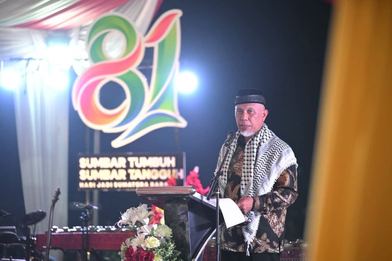 Hari Jadi ke-81 Sumbar, Mahyeldi Serukan Kolaborasi Wujudkan Sumbar Tumbuh dan Tangguh