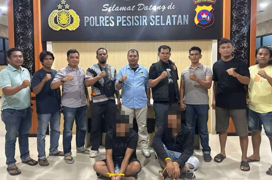 Dua Pengedar Ganja Ditangkap di Bayang Pesisir Selatan, Polisi Amankan 17,48 Gram